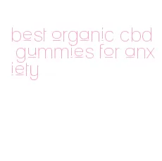 best organic cbd gummies for anxiety