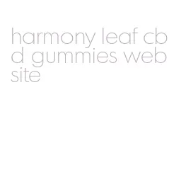 harmony leaf cbd gummies website