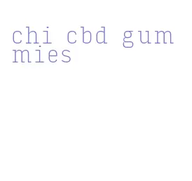 chi cbd gummies