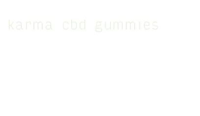 karma cbd gummies