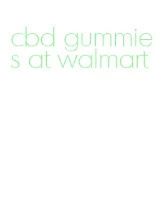 cbd gummies at walmart