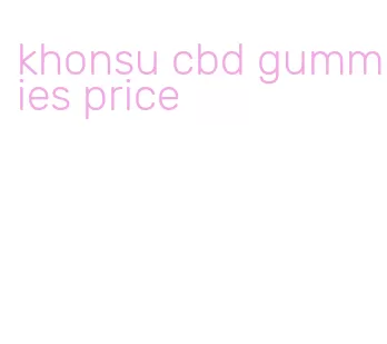 khonsu cbd gummies price