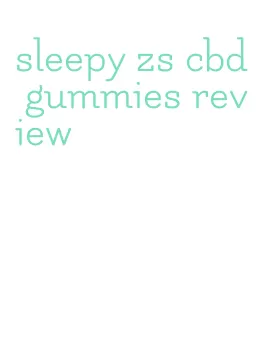 sleepy zs cbd gummies review