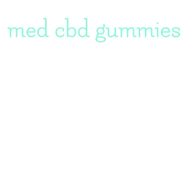 med cbd gummies