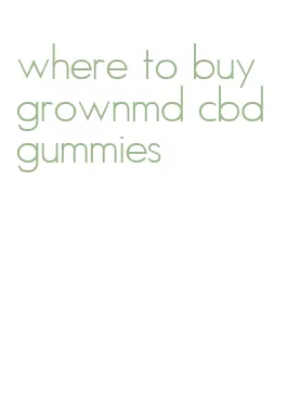 where to buy grownmd cbd gummies