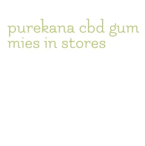 purekana cbd gummies in stores