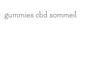 gummies cbd sommeil