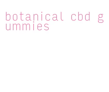 botanical cbd gummies