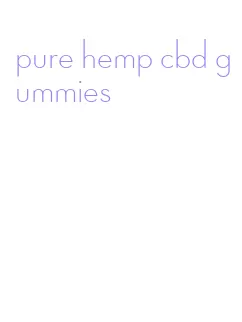 pure hemp cbd gummies