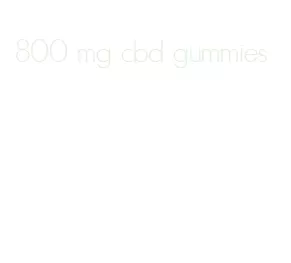 800 mg cbd gummies