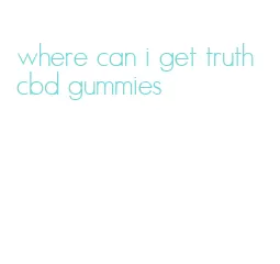 where can i get truth cbd gummies