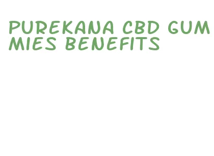 purekana cbd gummies benefits