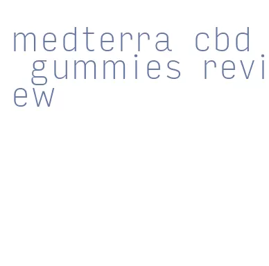 medterra cbd gummies review