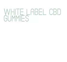 white label cbd gummies