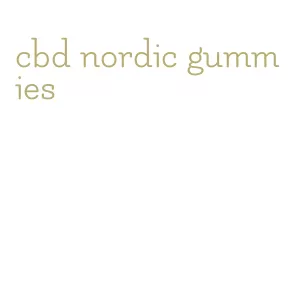 cbd nordic gummies