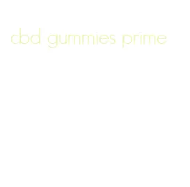 cbd gummies prime