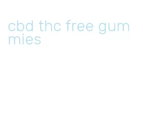 cbd thc free gummies