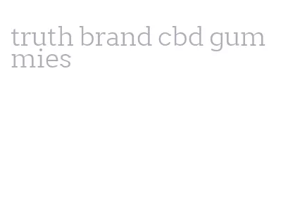 truth brand cbd gummies