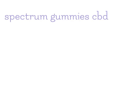 spectrum gummies cbd