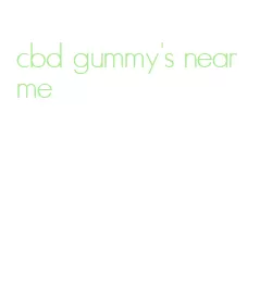 cbd gummy's near me