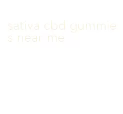 sativa cbd gummies near me