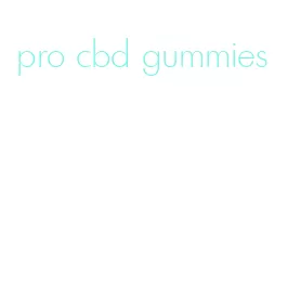 pro cbd gummies