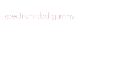 spectrum cbd gummy