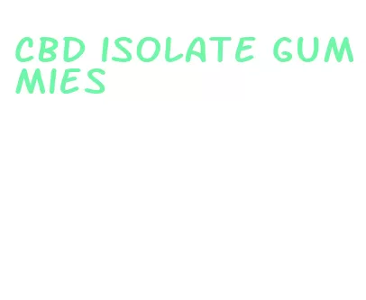 cbd isolate gummies