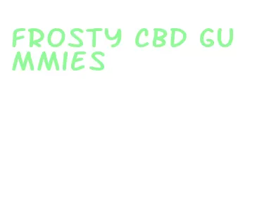 frosty cbd gummies