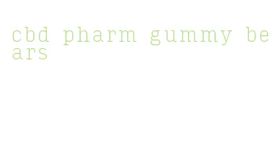 cbd pharm gummy bears