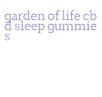 garden of life cbd sleep gummies