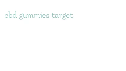 cbd gummies target