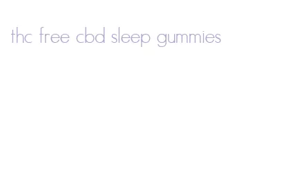 thc free cbd sleep gummies