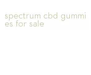 spectrum cbd gummies for sale