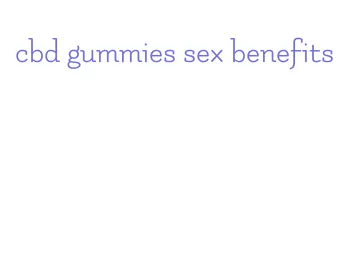 cbd gummies sex benefits