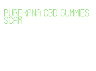 purekana cbd gummies scam