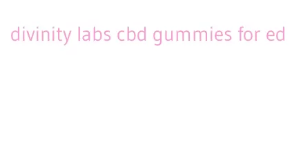 divinity labs cbd gummies for ed