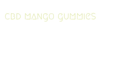 cbd mango gummies