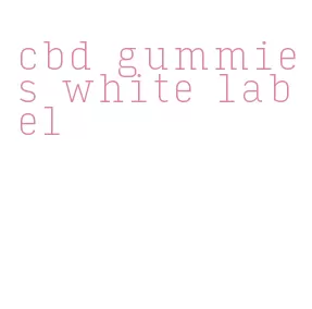 cbd gummies white label