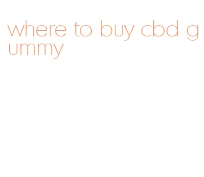 where to buy cbd gummy