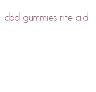 cbd gummies rite aid