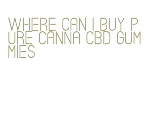 where can i buy pure canna cbd gummies