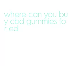 where can you buy cbd gummies for ed