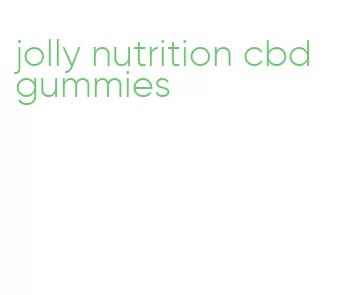 jolly nutrition cbd gummies