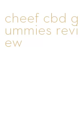 cheef cbd gummies review