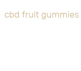 cbd fruit gummies