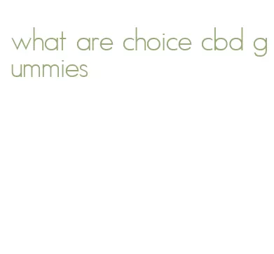 what are choice cbd gummies