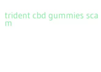 trident cbd gummies scam