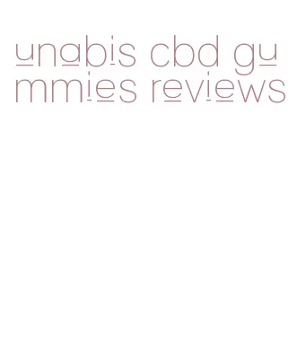 unabis cbd gummies reviews