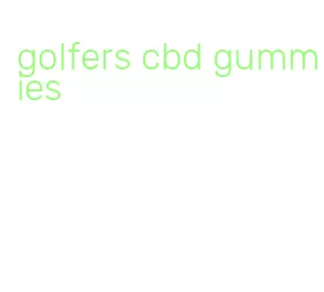 golfers cbd gummies